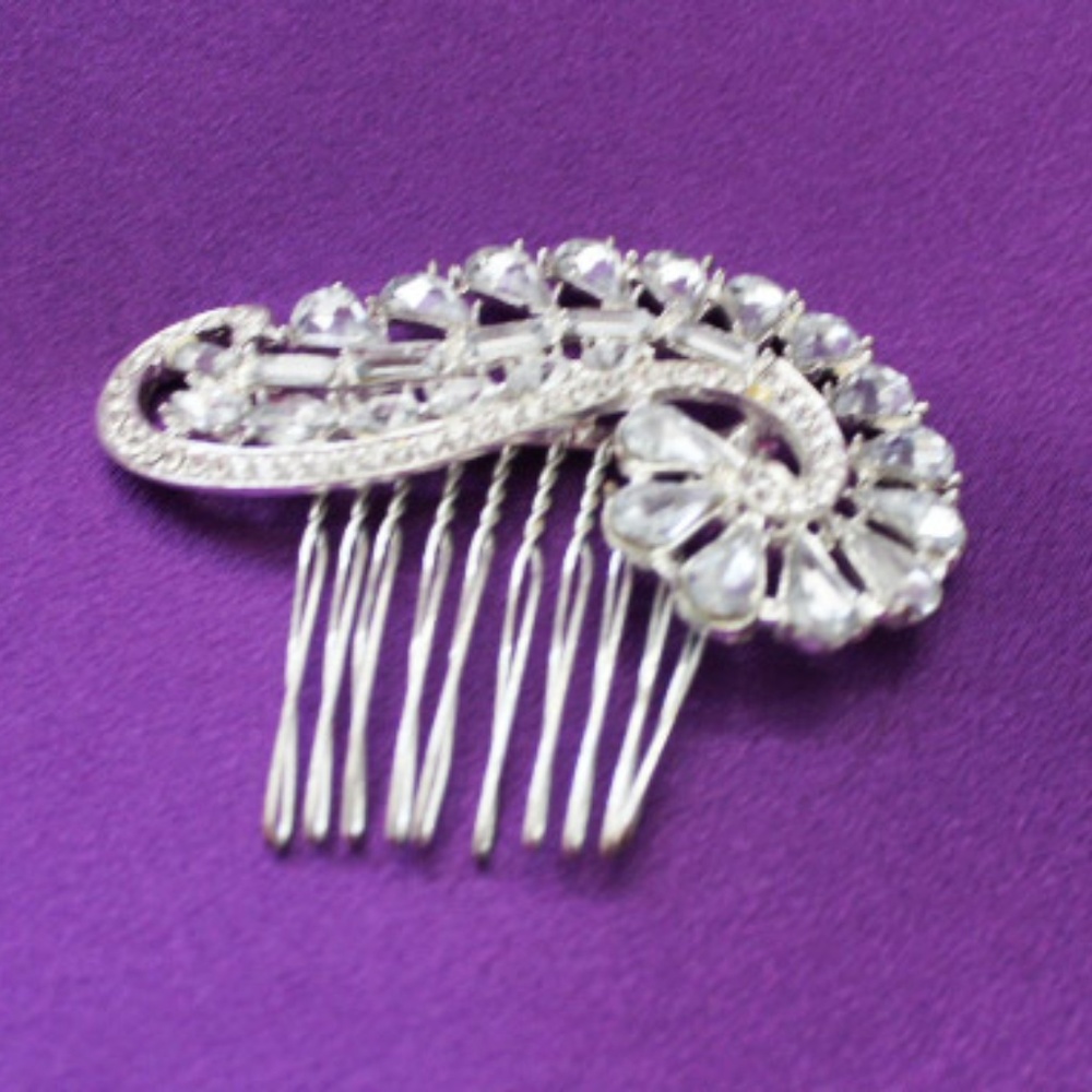 Rhinestone Hair Comb